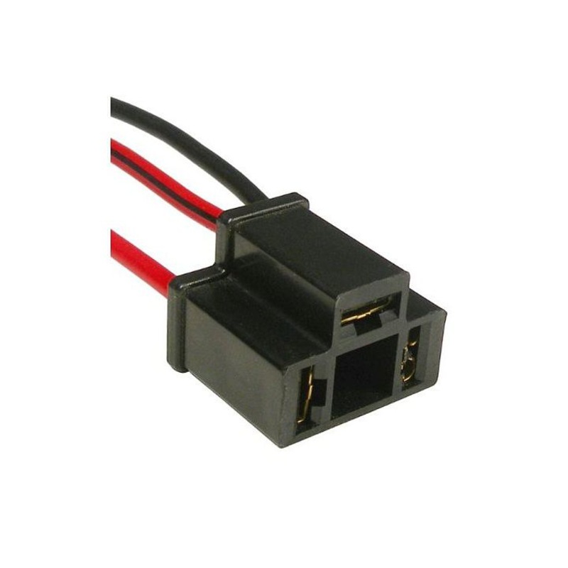 3-wire universal 9003 or H4 halogen bulb headlight connector – 1 piece
