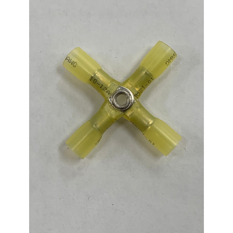 4-Way (X) crimp seal heat shrink connector