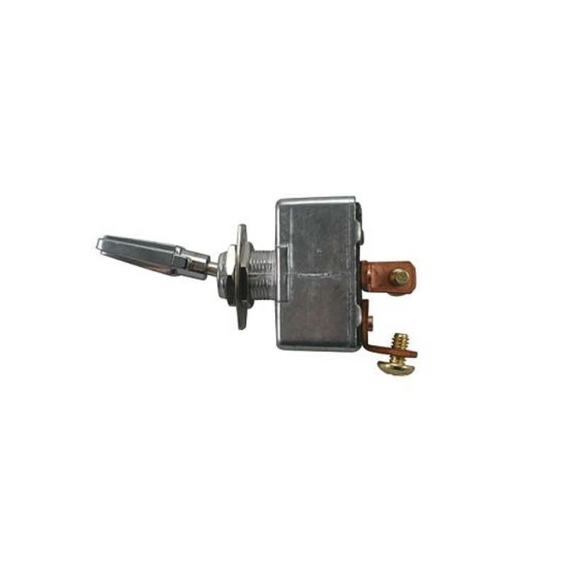 50 AMP @ 12 volt S.P.S.T. heavy duty on/off all metal toggle switch with two screw terminals, 1 piece
