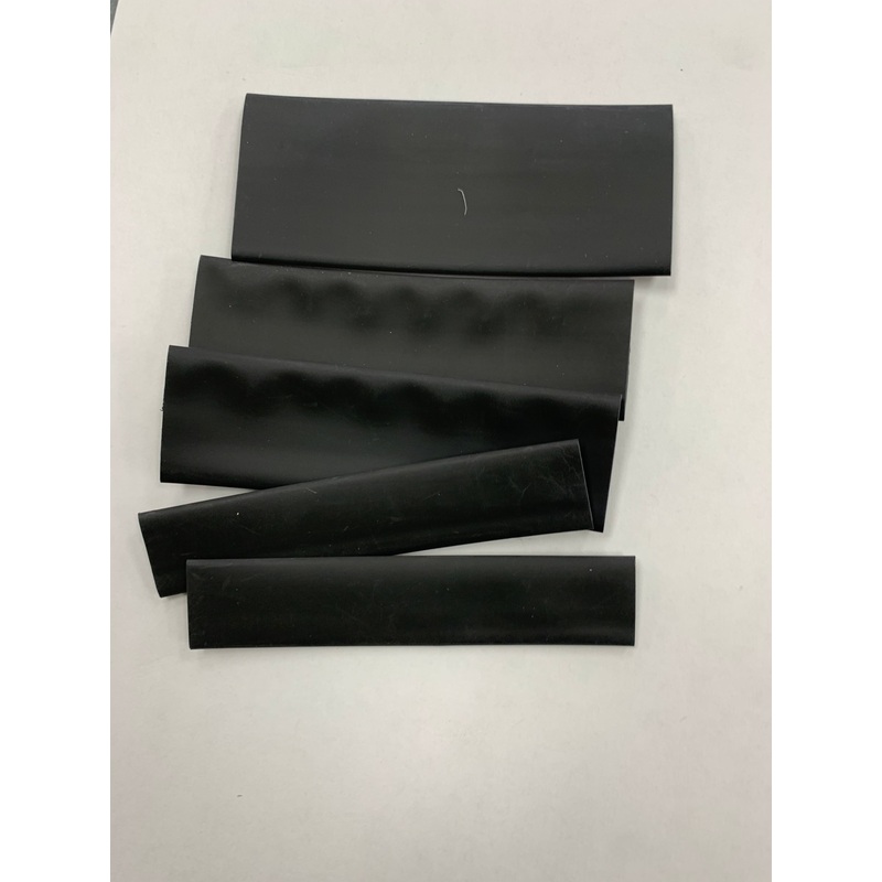 Assorted black 4 heat shrink tubing – 5 pieces
