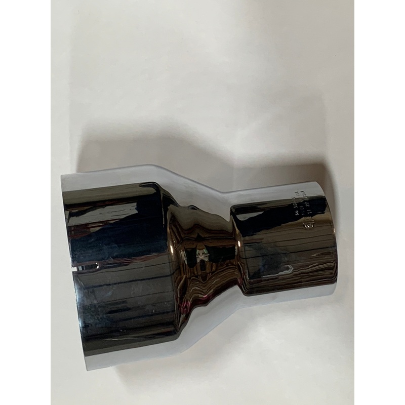 Chrome plated 8 ID to 5 OD exhaust coupler