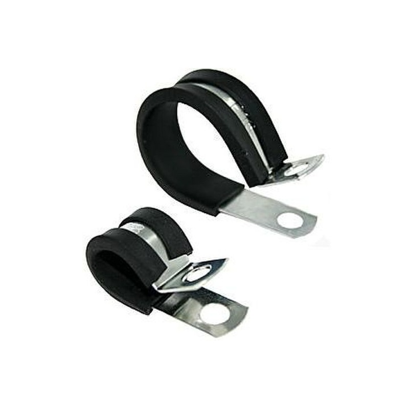 Santoprene insulated clamps with 1/4 mounting hole – 10 pieces