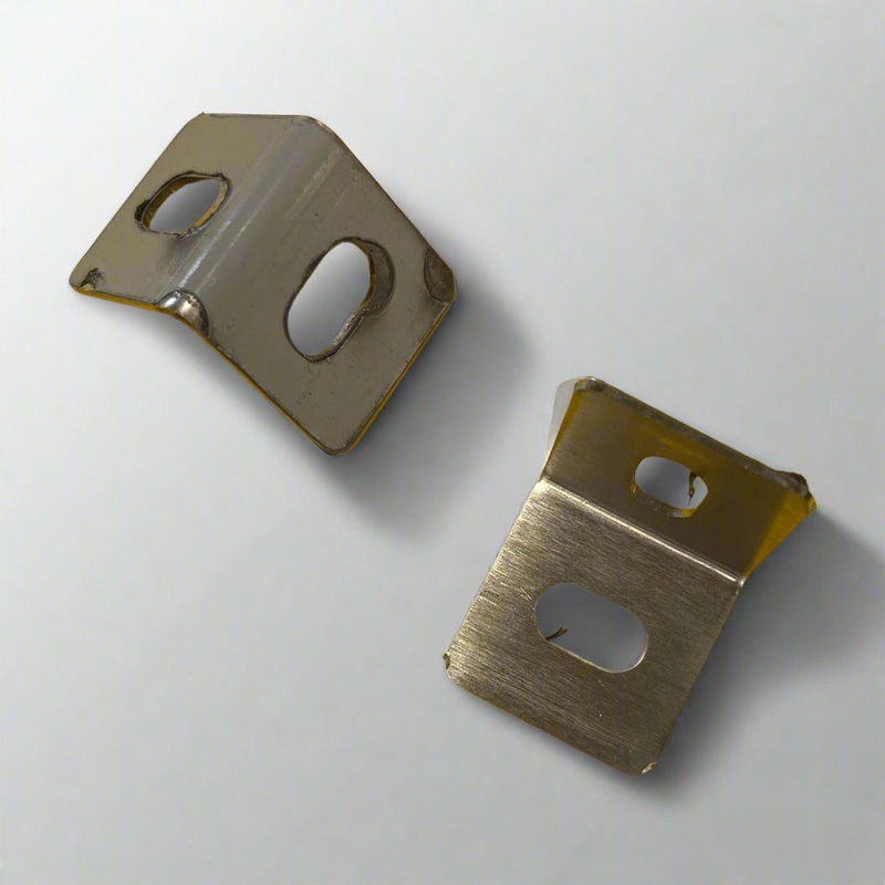 1 x 1 stainless steel 18 gauge bracket for cab and sleeper kits