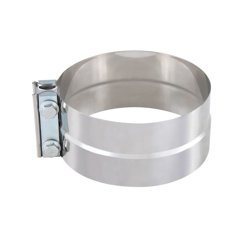 5 stainless steel preformed exhaust band clamp – SINGLE