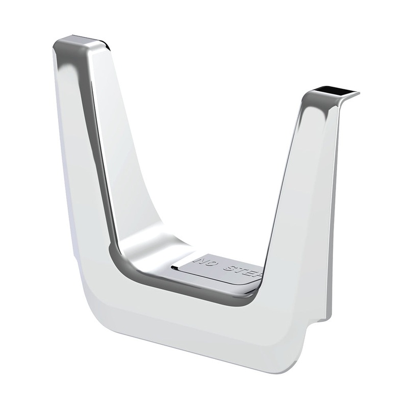 Freightliner Cascadia 2018-2021 chrome plastic fuel tank fill area trim – SINGLE