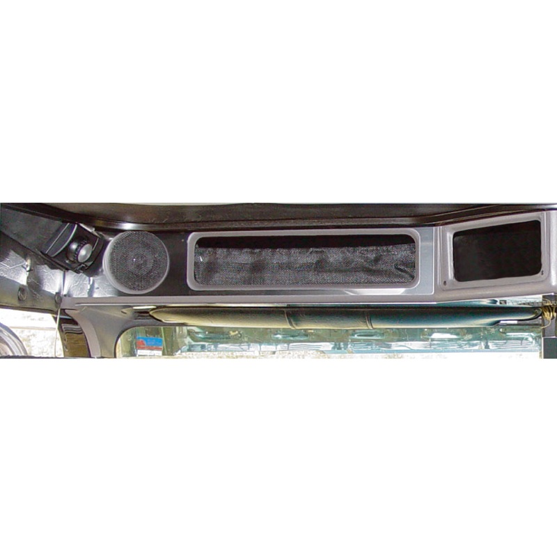 Freightliner Classic/FLD stainless steel headliner trim – Driver’s Side