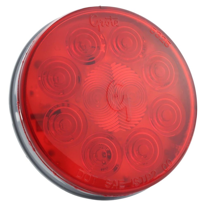 Grote SuperNova Red 4 round 10 diode LED stop/turn/tail light