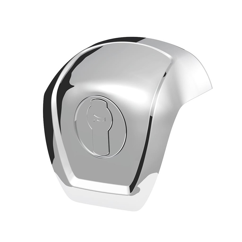 Kenworth T680 2013-2021 chrome plastic replacement steering wheel horn pad