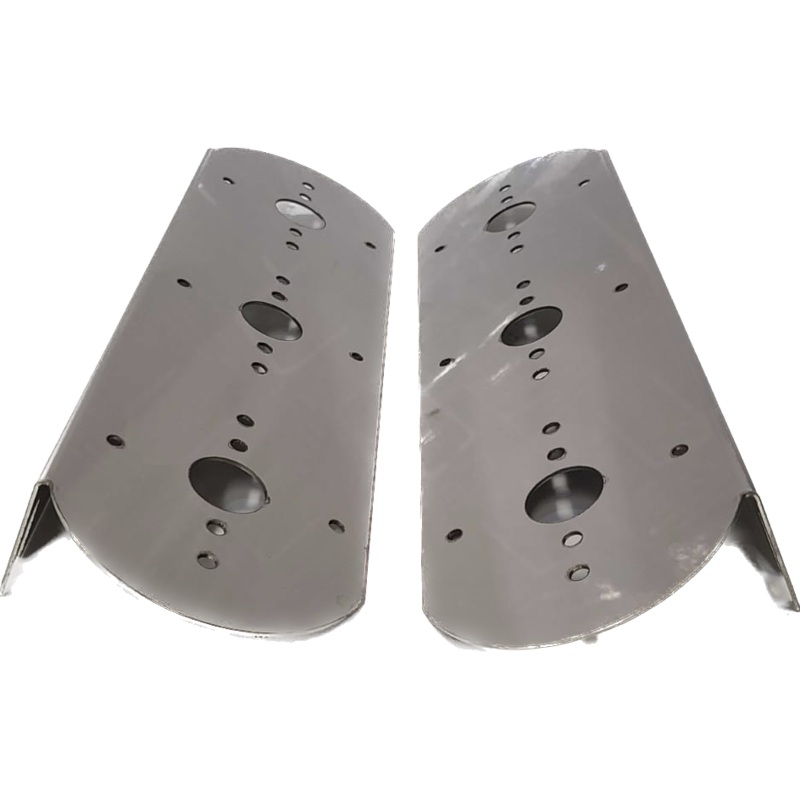 Kenworth w/ 15 diameter air cleaner front light brackets with 3 watermelon light holes – PAIR