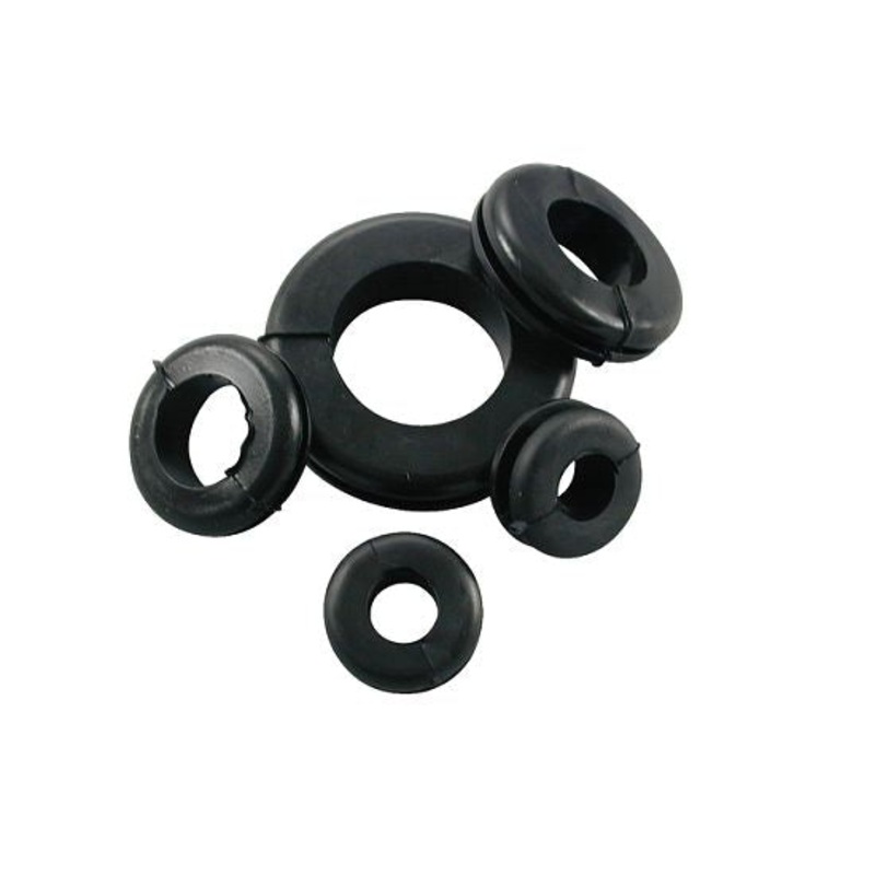 Mounting hole black vinyl grommets