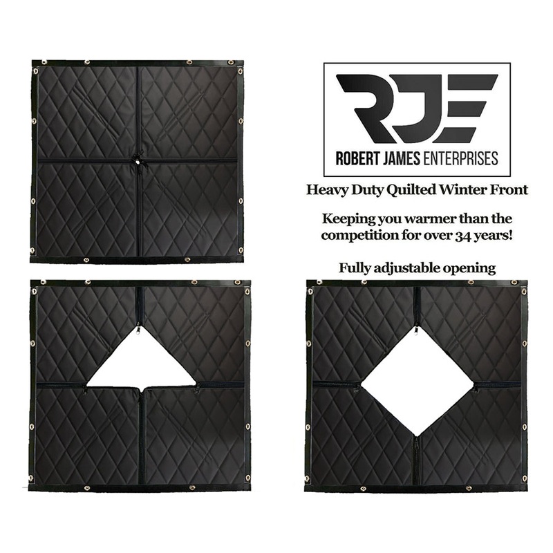 Peterbilt 386 vinyl winterfront – NON-quilted, 2 zippers