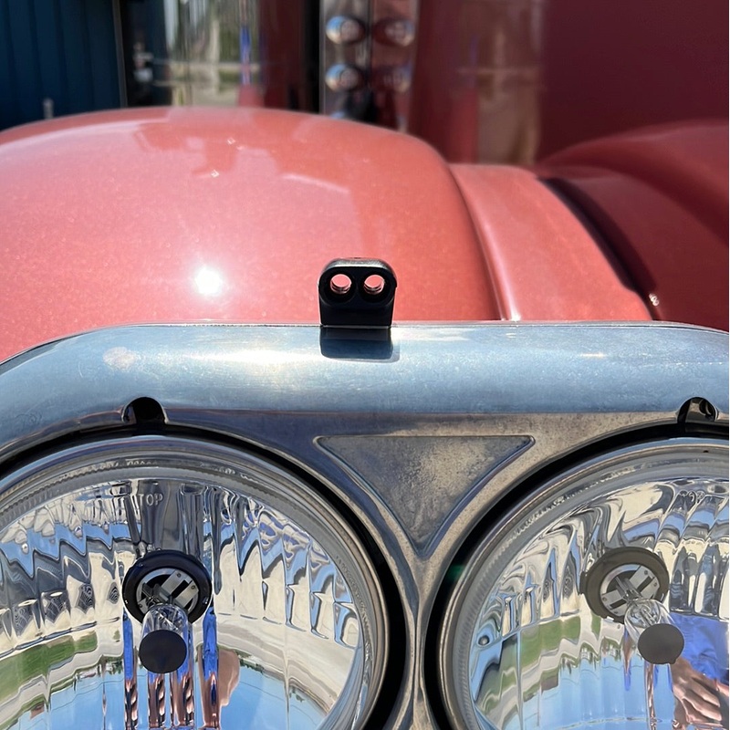 Plastic animal warning system – tape mount