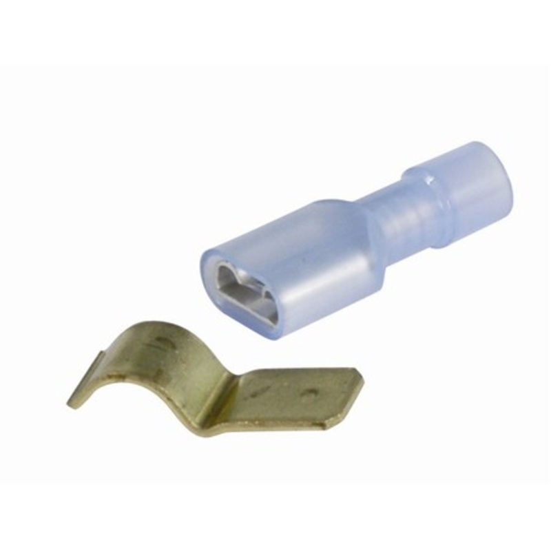 Power Tap Fuse Clips for Glass Fuses & 16-14 .250 FM FI Disconnects, 2 Sets.