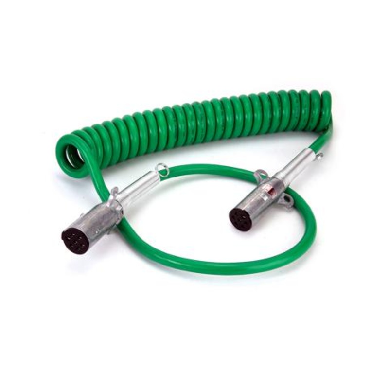 Seven-Way ABS coiled cable 40 lead 15′ length