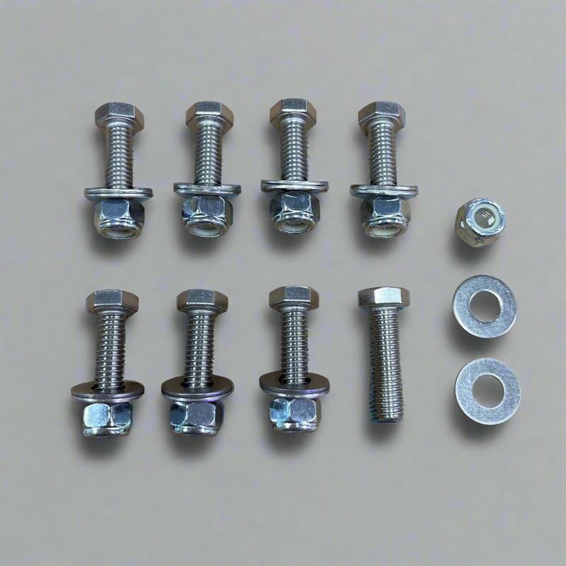 Stainless steel mudflap hanger bolt kit – 8 pieces