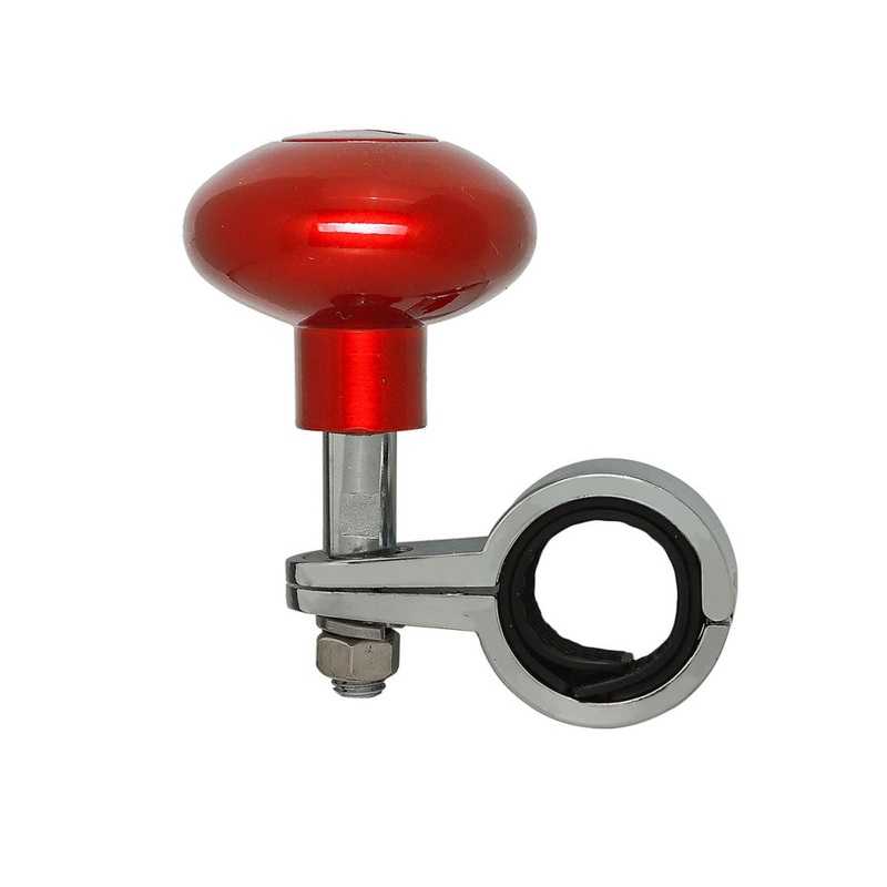 Candy Red plastic steering wheel spinner knob