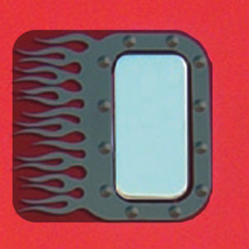 Freightliner Classic/FLD stainless steel sleeper vent cover w/sides