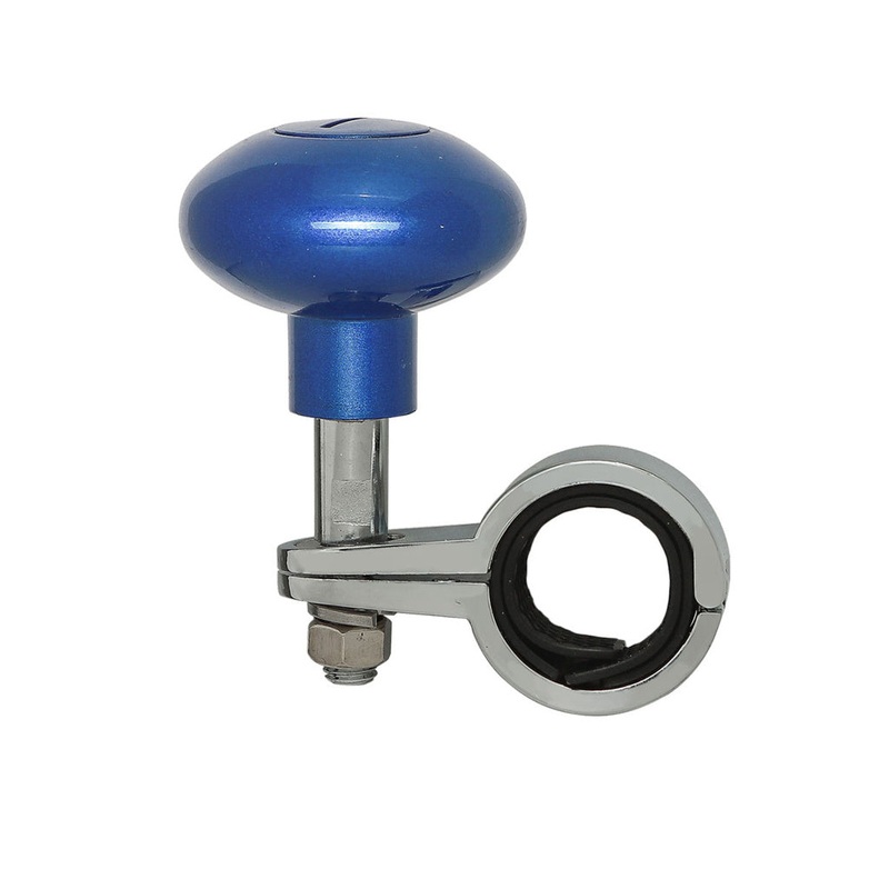 Indigo Blue plastic steering wheel spinner knob