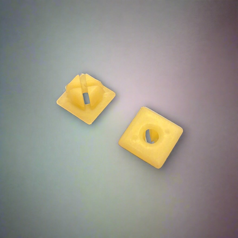 License plate nylon screw inserts / nylon trim nut