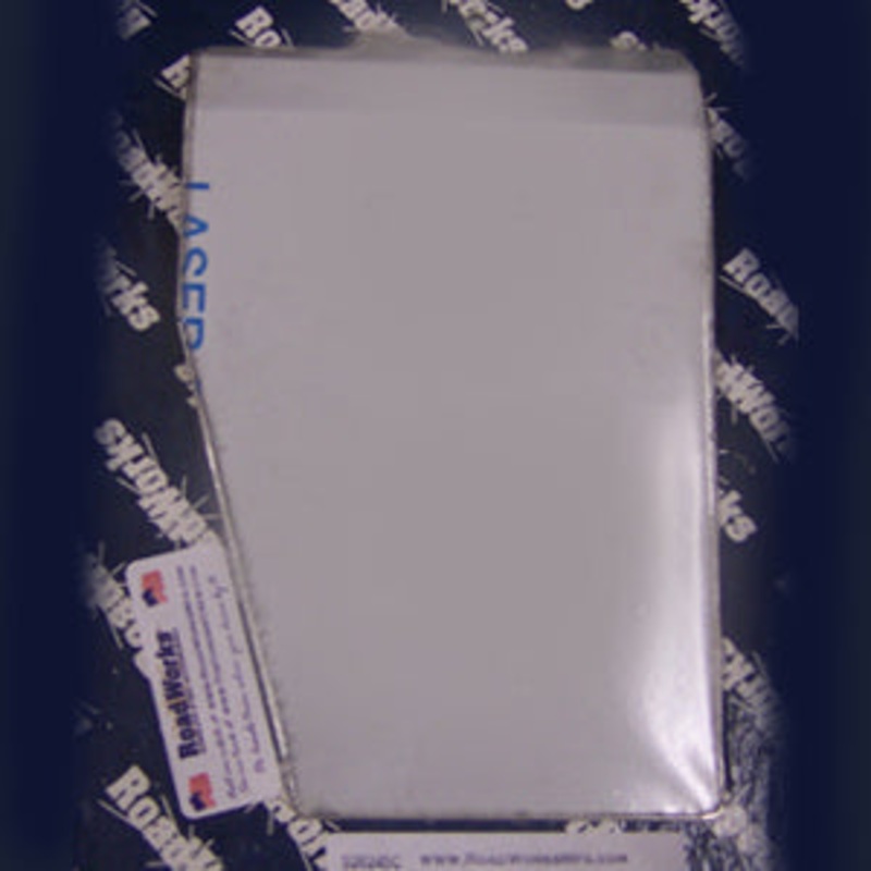 Peterbilt 2001-2005 stainless steel interior upper kick panel above fuel pedal