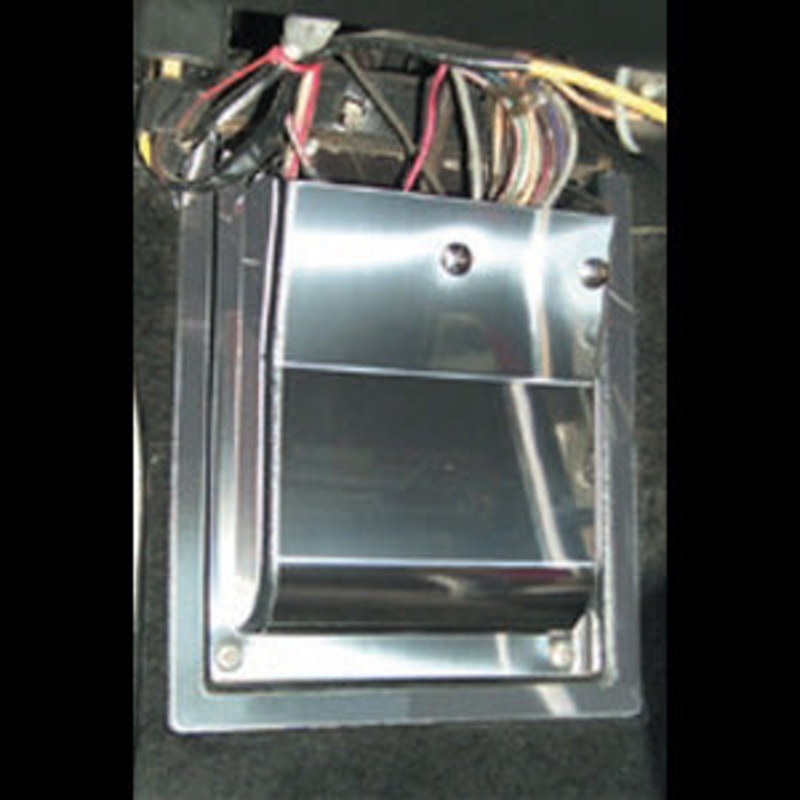 Peterbilt 359 stainless steel under dash wire harness cover – 5 pieces