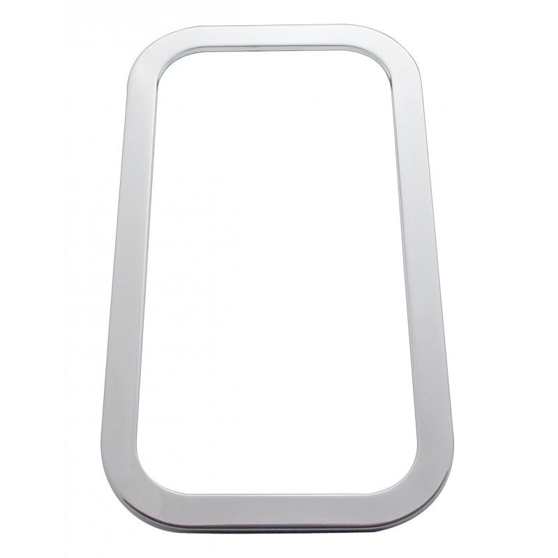 Peterbilt 386/389 stainless steel exterior door view window trim