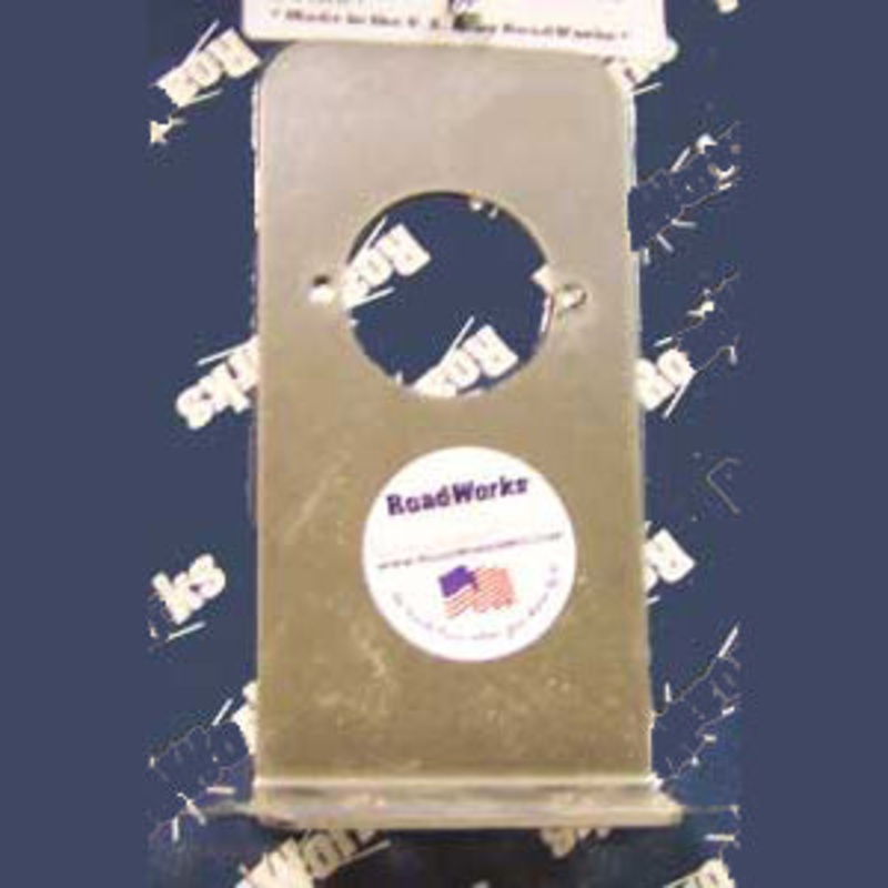 Peterbilt stainless steel heater plug bracket