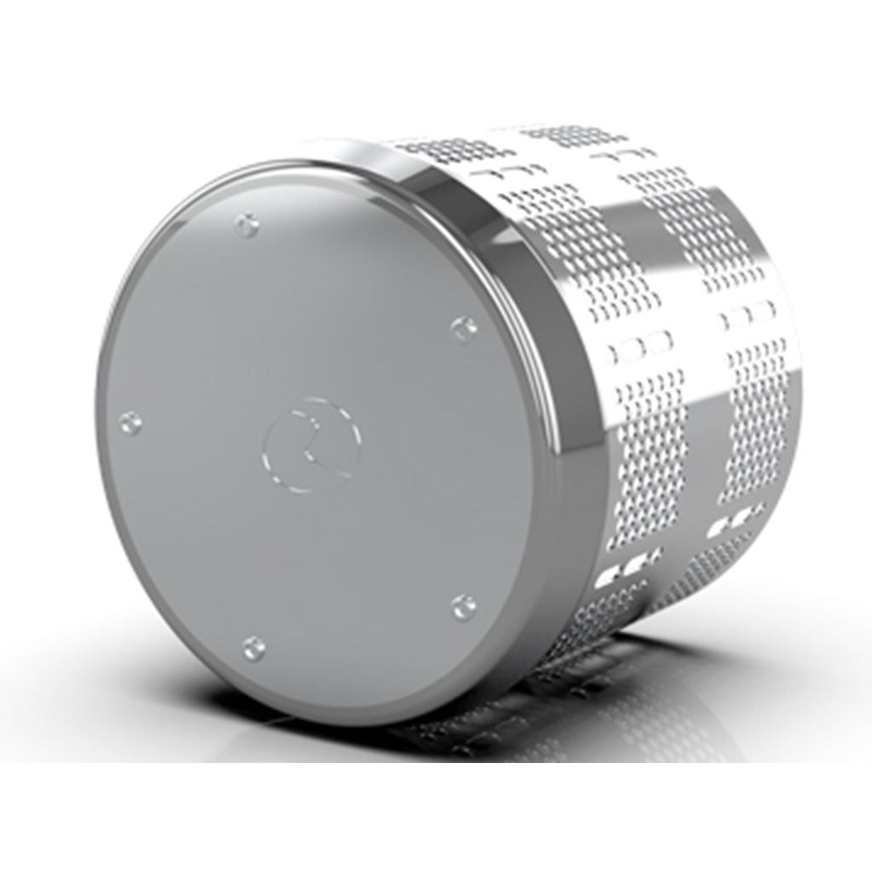 Tapered icon billet style rear axle cover chrome – 4/pack