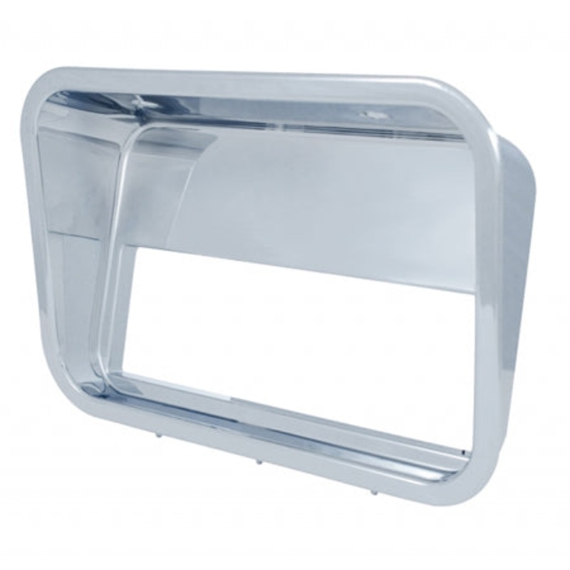 Freightliner Cascadia 2008-2017 chrome plastic upper center pocket trim