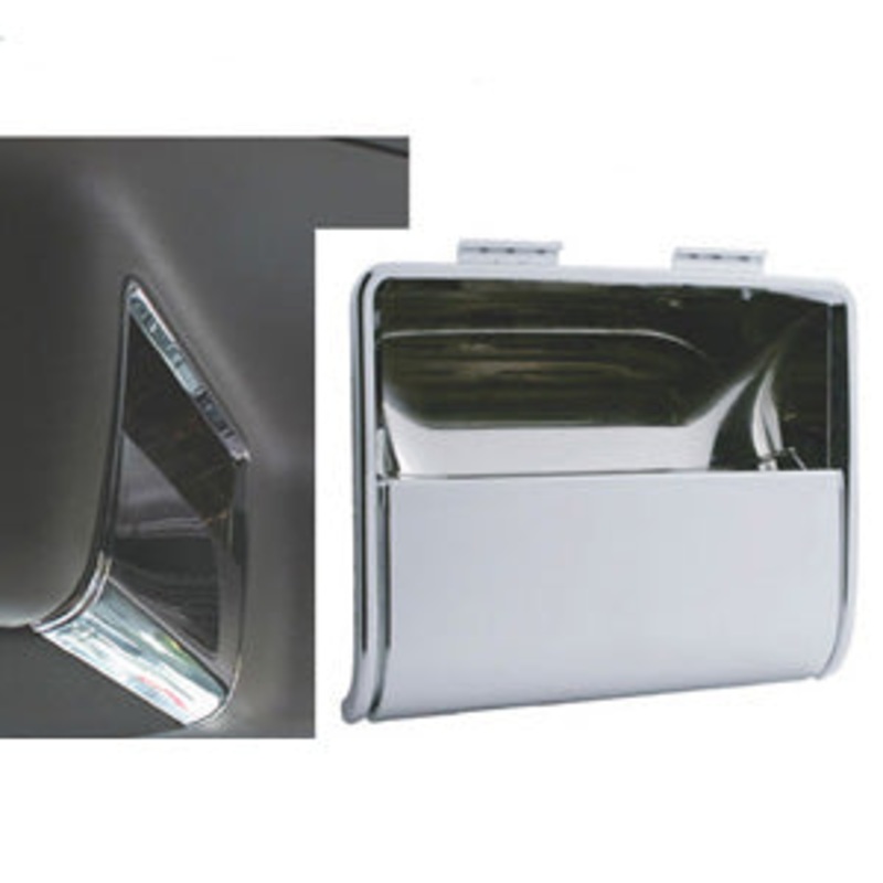 Freightliner Century chrome plastic upper storage – passenger side