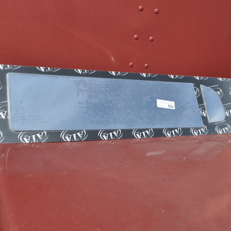 International Prostar stainless steel 6 chopped look trim – PAIR, for trucks with NON-sealed vent window