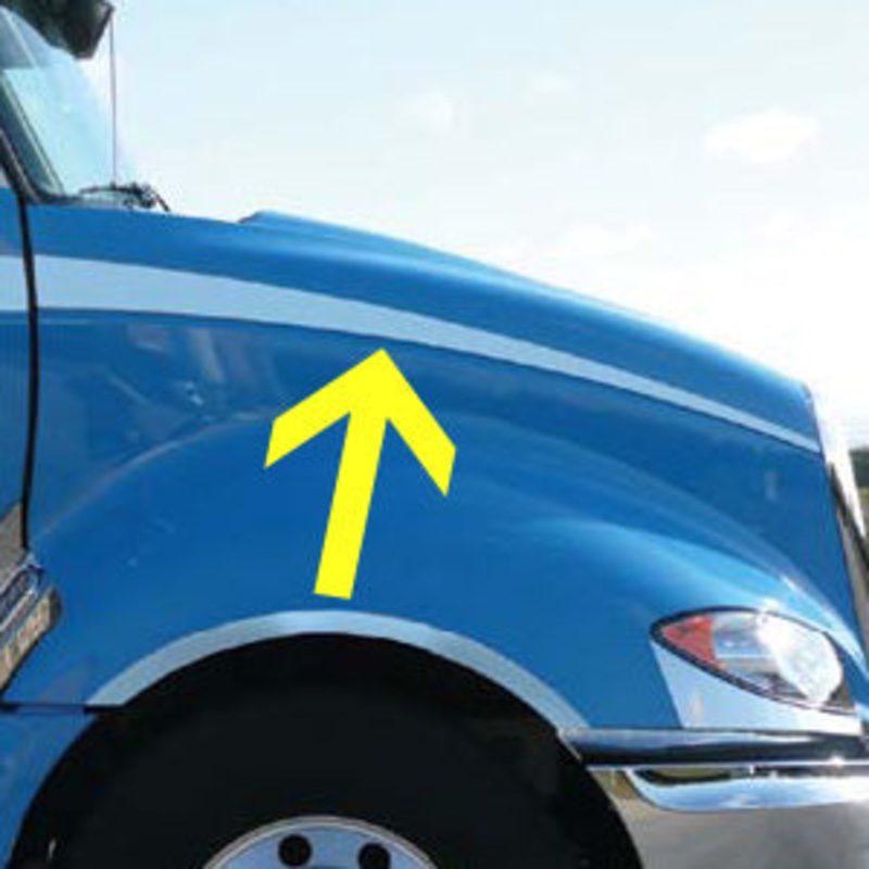 International ProStar stainless steel side of hood trims – PAIR