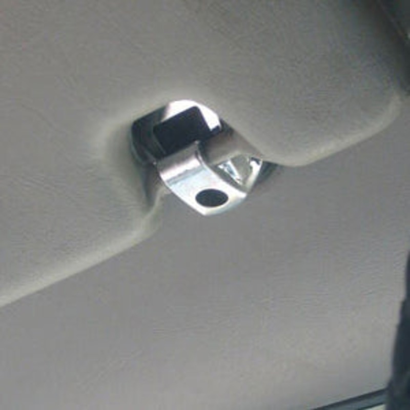 Kenworth T660/W900 chrome plastic sunvisor clip – PAIR