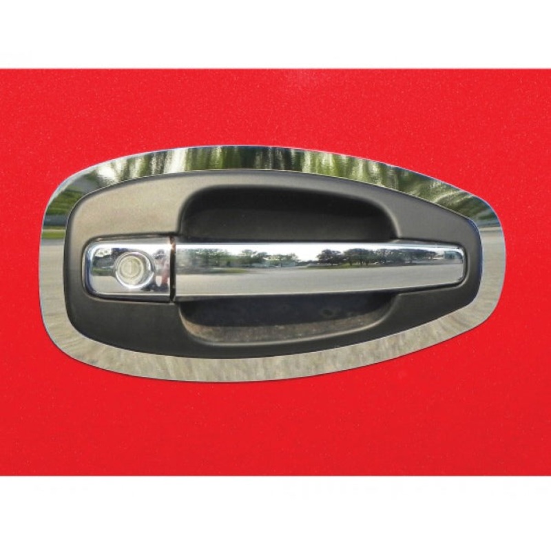 Kenworth T680/T880 stainless steel door handle surround – PAIR