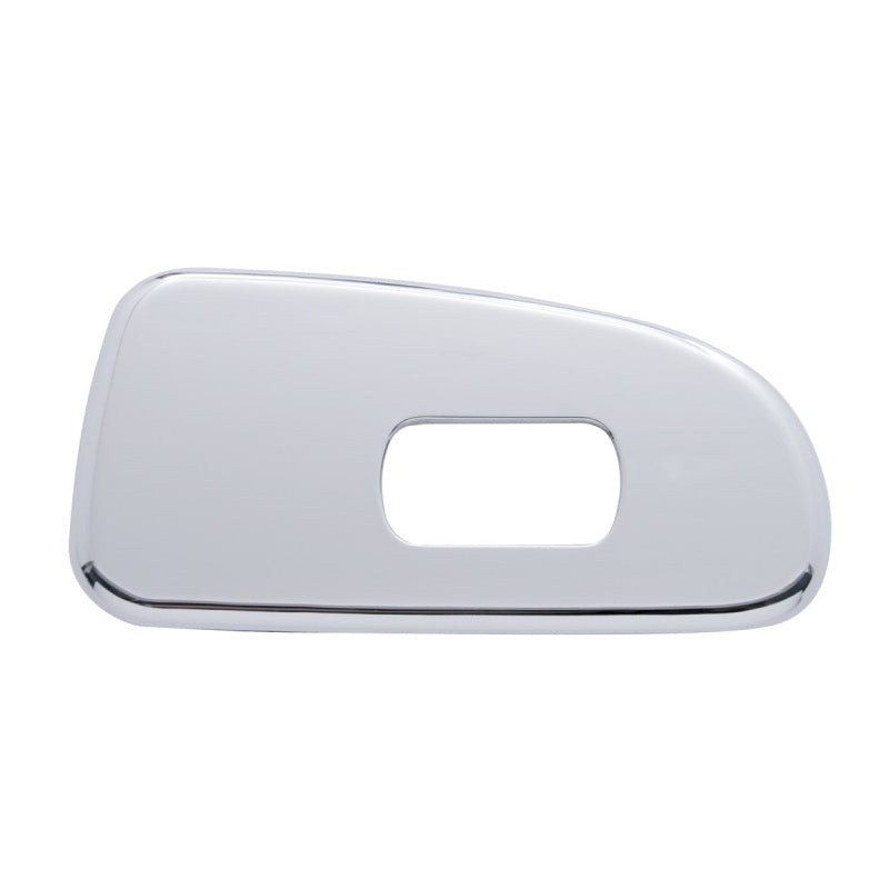 Peterbilt 386/389 chrome plastic door control panel – passenger’s side, 1 switch hole