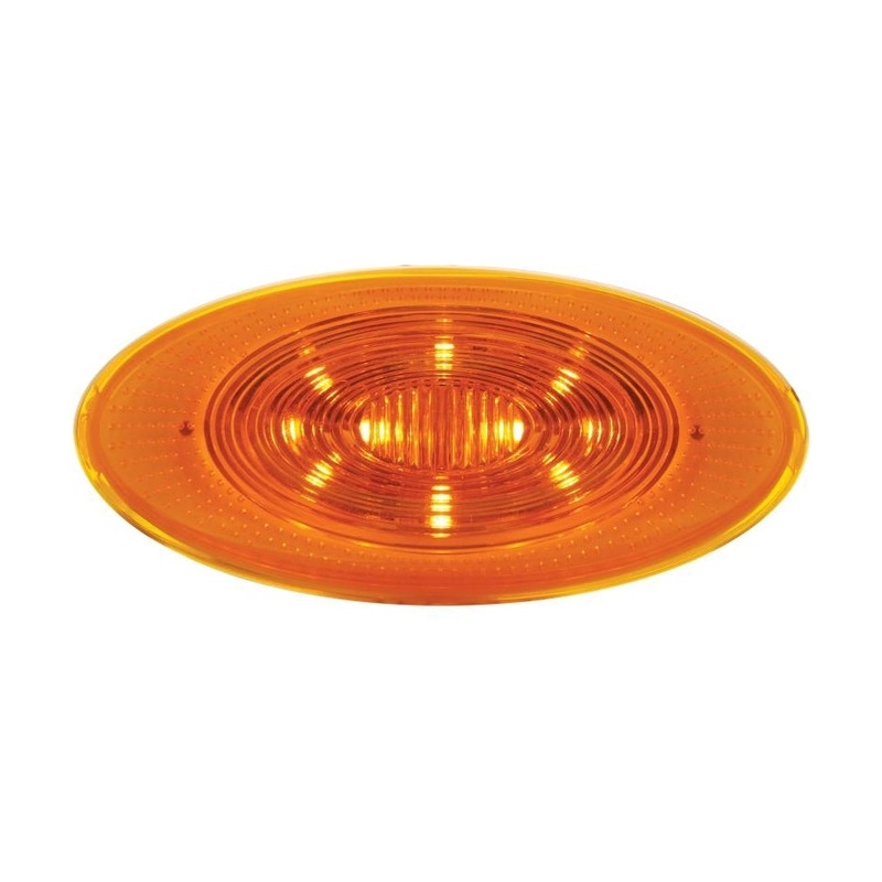 Peterbilt 386 amber 10 diode LED fender light