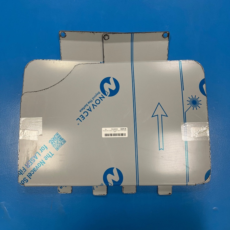 Peterbilt 589 stainless steel blind mount fender guards – PAIR