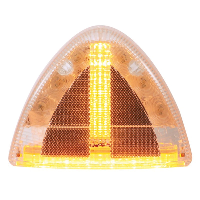 Peterbilt Amber 30 diode LED low profile turn signal light – CLEAR lens