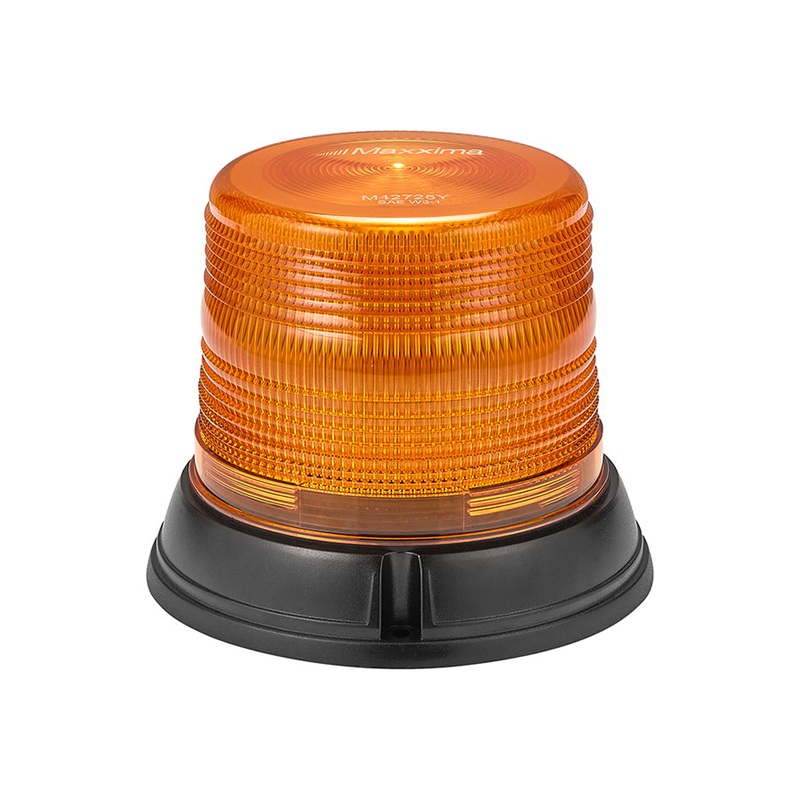 Amber 6.7 diameter 48 diode LED flashing warning beacon light – bolt mount