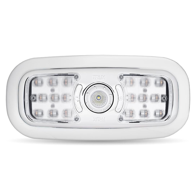 Peterbilt 379 / 386 / 389 2005+ 7-color LED OEM replacement overhead / dome / map light – SINGLE