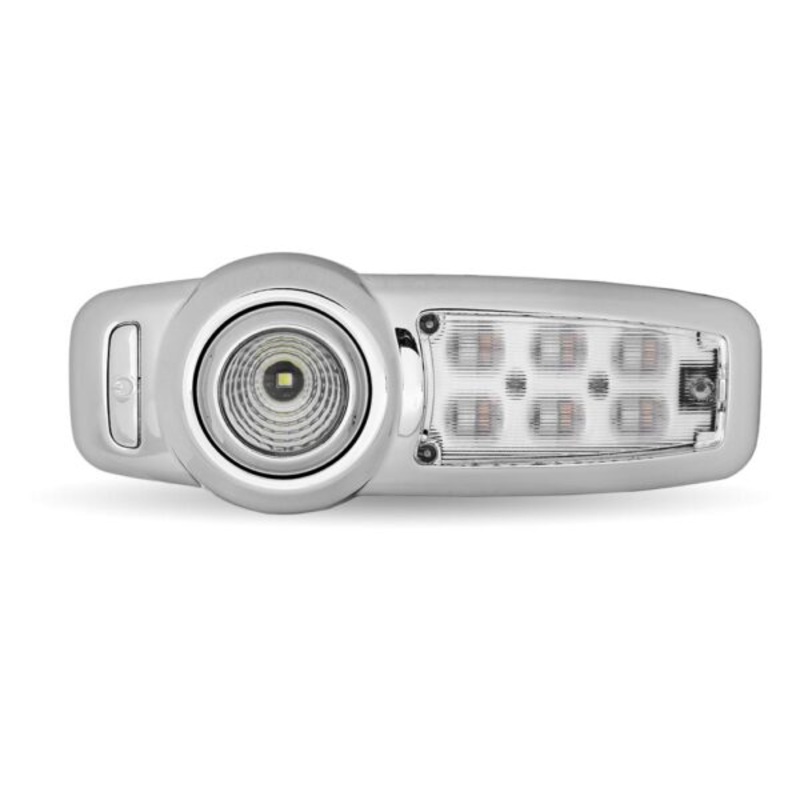 Peterbilt 567 / 579 / 589 7-color LED OEM replacement overhead / dome / map light – SINGLE