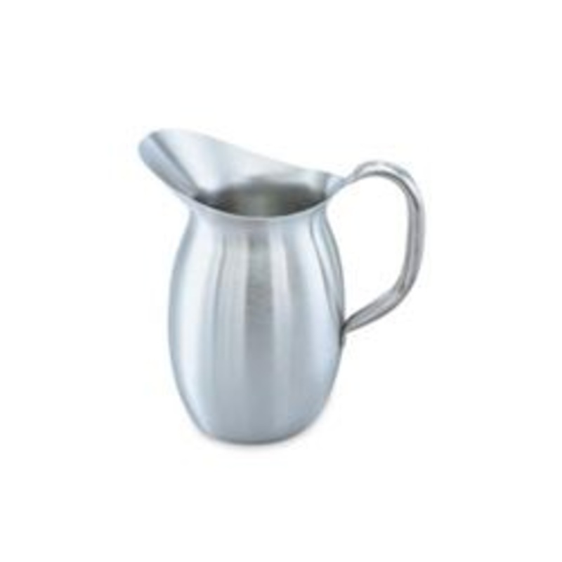 Vollrath Pitcher, Bell Shaped 3 1/8qt – Stainless Steel – 82030