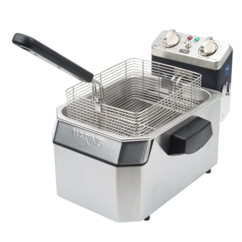 Waring Fryer, Deep Fryer, Countertop 10lb Fat Capacity – 120V – WDF1000