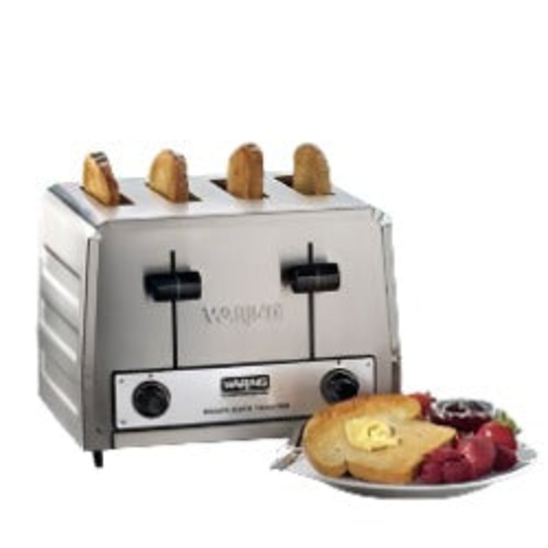Waring Toaster, Commercial Standard 4-Slice – 120V – WCT800