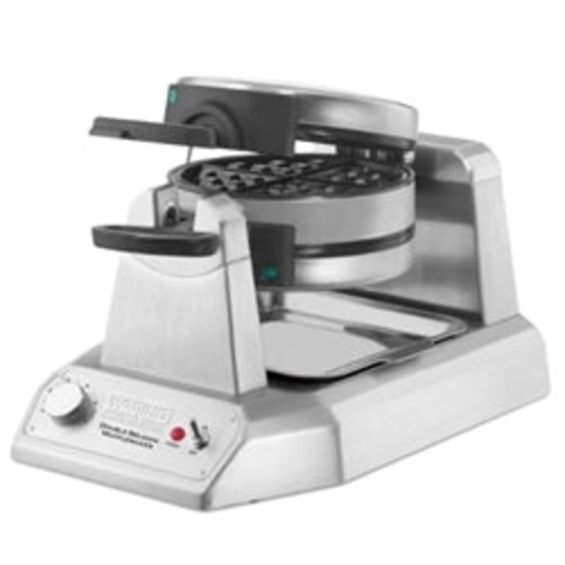 Waring Waffle Baker, Space Saver Double Belgian – 120V – WW200