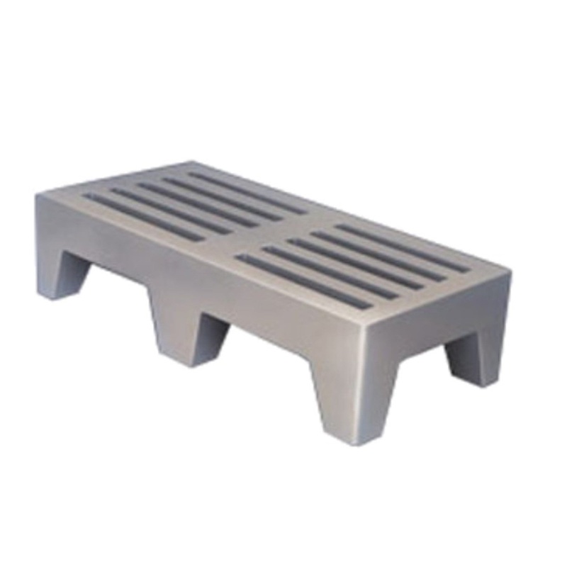 Win-Holt Dunnage Rack, Vented, Gray 22 x 36 x 12 Pls – PLSQ-3-1222-GY