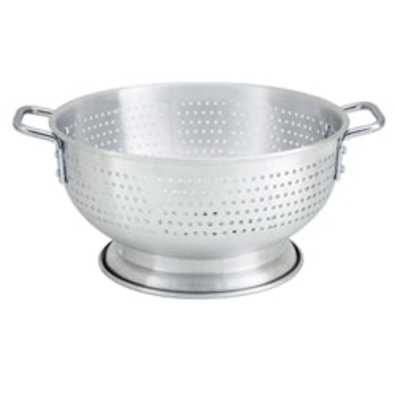 Winco Colander, 16 qt Aluminum With Base And Handles – ALO-16BH