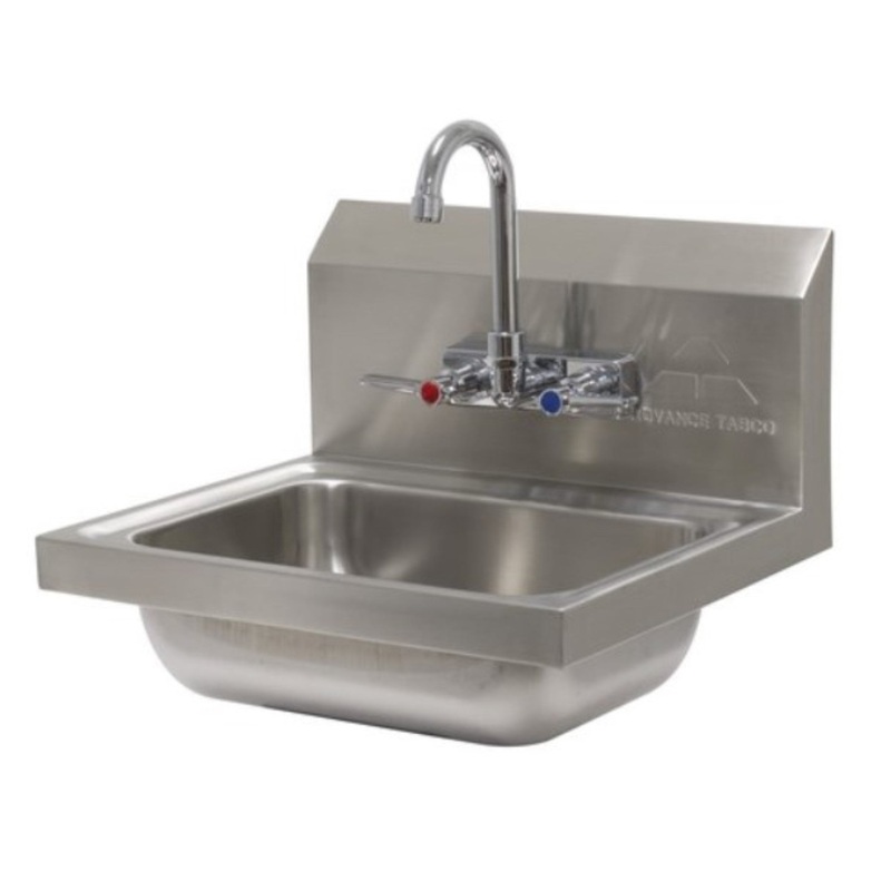 Advance Tabco  SinkTwo Sided Splashes/ Side Mounting Brackets/Hand Free Wand – 7-PS-60