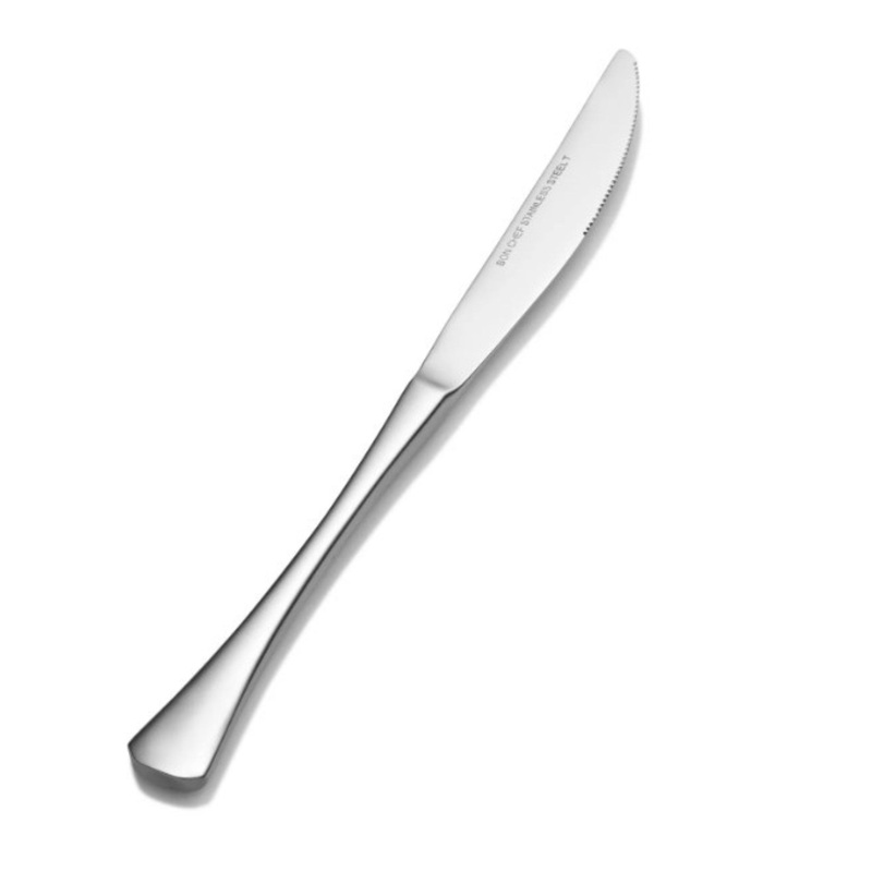 Bon Chef Aspen Scholastic Dinner Knife, 8-7/8, Solid Handle, 18/10 Stainless Steel, Bonsteel – DZ
