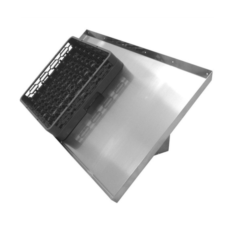CCK, Dishtable Sorting Shelf, Wall Mounted, Slanted, 24×22 16ga SS – DT-WS2422
